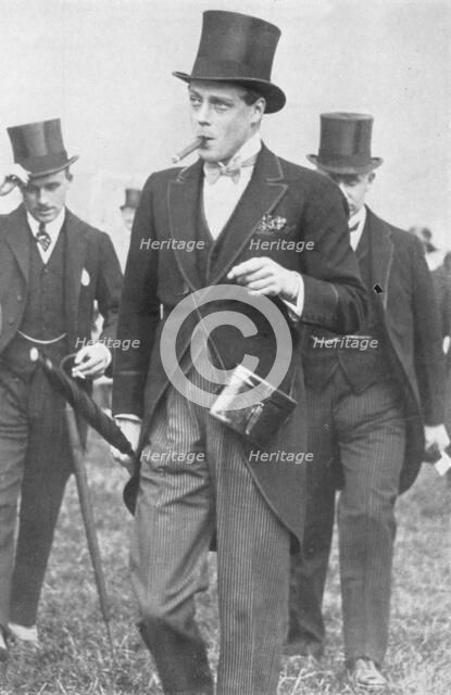 'Derby Day, 1926: His Majesty, Ryder Cup contest at Southport', (1936) Artists: Unknown, King George V.