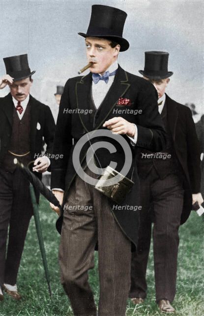 'Derby Day, 1926: His Majesty, Ryder Cup contest at Southport', (1936) Artists: Unknown, King George V.