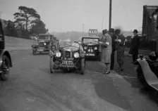 Derby Sports, Riley Monaco and Morris Cowley saloon at the JCC Half-Day Trial, 1930. Artist: Bill Brunell