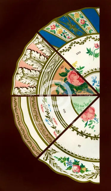Derby patterns, 1876.  Artist: Hall & England