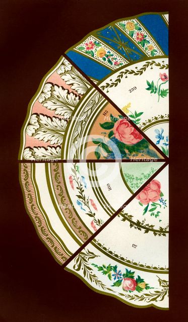 Derby patterns, 1876.  Artist: Hall & England