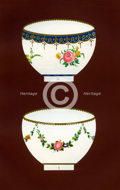 Derby patterns, 1876.  Artist: Hall & England