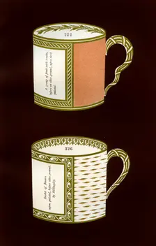 Derby patterns, 1876. Artist: Hall & England