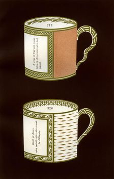 Derby patterns, 1876. Artist: Hall & England