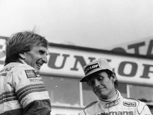 Derek Bell and Jacky Ickx, 1000km Silverstone, May 1985
