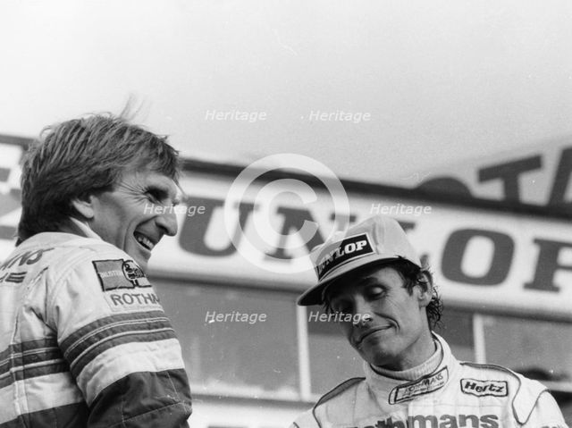 Derek Bell and Jacky Ickx, 1000km Silverstone, May 1985. Artist: Unknown