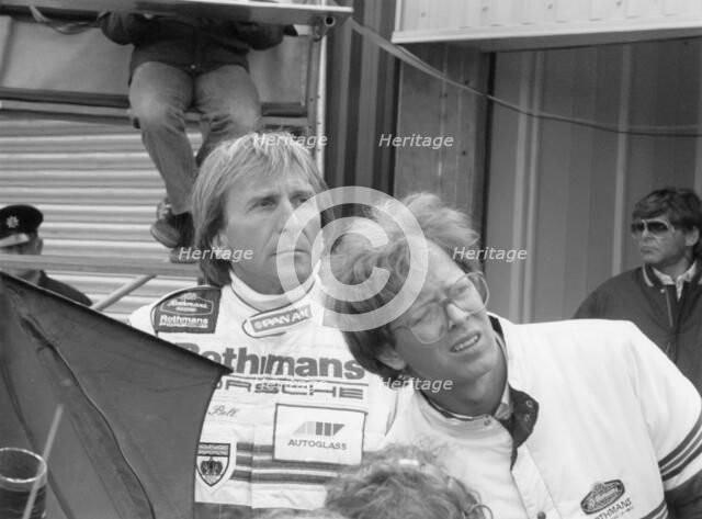 Derek Bell, Group C1 Sportscar driver,1987. Artist: Unknown