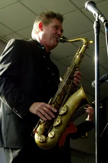 Derek Nash, Hawth, Crawley, West Sussex, 22nd October 2016. Artist: Brian O'Connor