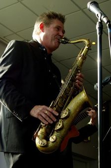 Derek Nash, Hawth, Crawley, West Sussex, 22nd October 2016. Artist: Brian O'Connor