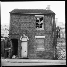 Derelict house, Stoke-on-Trent, Staffordshire, 1965-1968. Creator: Eileen Deste