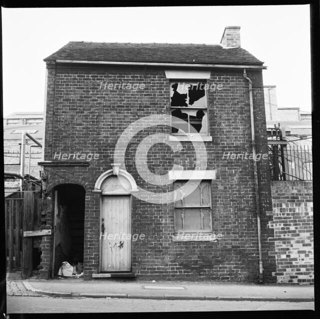 Derelict house, Stoke-on-Trent, Staffordshire, 1965-1968. Creator: Eileen Deste.