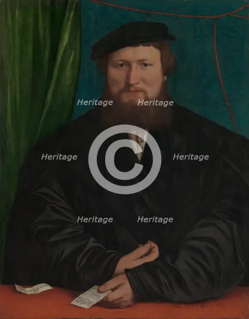 Derick Berck of Cologne, 1536. Creator: Hans Holbein the Younger.