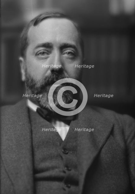 Dernburg, B., Dr., portrait photograph, 1914 Dec. 1. Creator: Arnold Genthe.