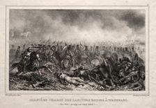 Dernière Charge des Lanciers Rouges à Waterloo. Creator: Auguste Raffet (French, 1804-1860)