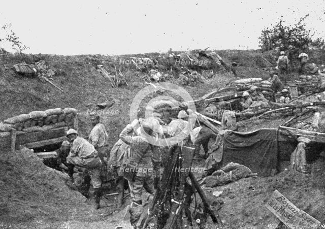 'Derriere la bataille, au Sud de la Somme: avant, pendant et apres une attaque..', 1916. Creator: Unknown.