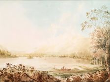 Derwent Water, 1793. Creators: Unknown, Paul Sandby