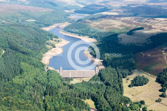 Derwent Dam and Upper Derwent Reservoir, Derbyshire, 2018. Creator: Emma Trevarthen.