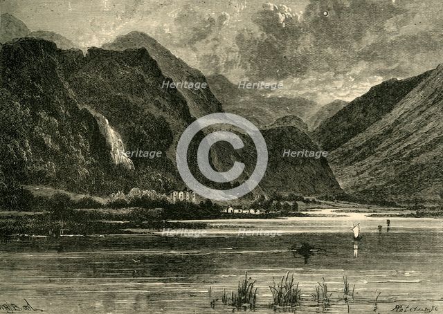 'Derwentwater, Looking Towards Borrowdale', 1898. Creator: Unknown.