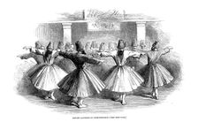 Dervishes, Constantinople, Turkey, 1853