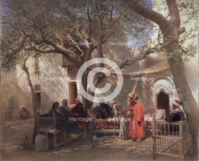 Dervishes in Cairo. Artist: Makovsky, Konstantin Yegorovich (1839-1915)