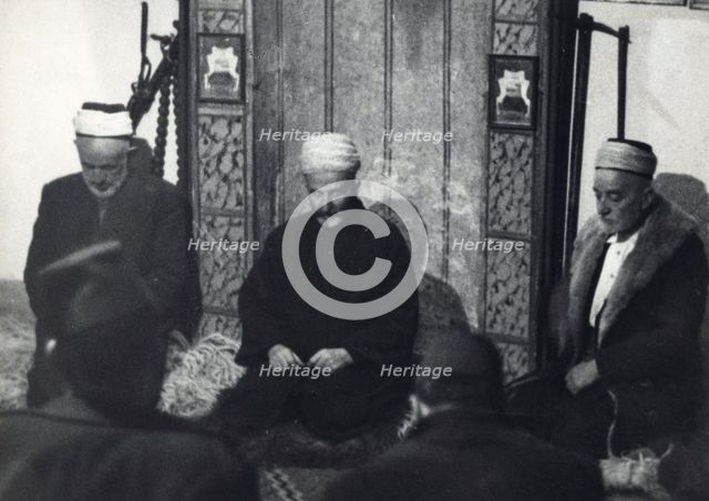 Dervishes in Skopje, Macedonia, Yugoslavia, 1939. Creator: Unknown.