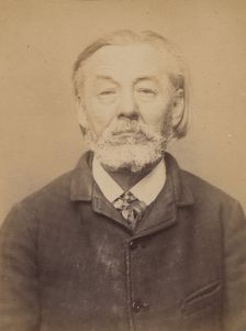 Dery. Louis. 60 ans, né à Cobugny (Nièvre). Cordonnier. Anarchiste. 9/3/94., 1894. Creator: Alphonse Bertillon