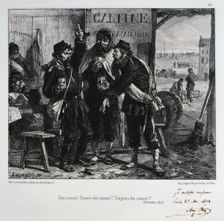 Des canons! Encore des canons!! Toujours des canons!!! Siege of Paris, December 1870 (1872). Artist: Auguste Bry
