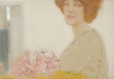 Des roses. Creator: Khnopff, Fernand (1858-1921)