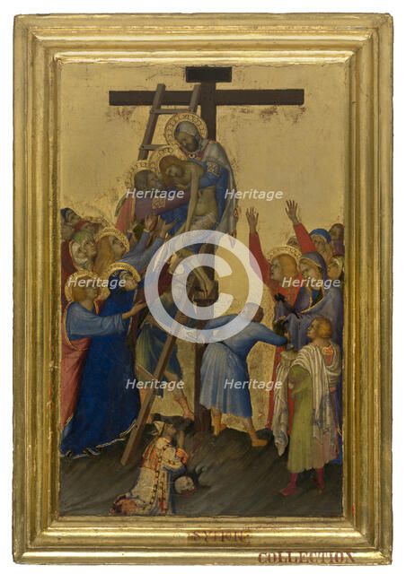 Descent from the Cross, 1320-1330. Creator: Simone Martini.