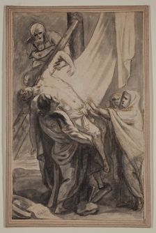 Descent from the Cross, 17th century. Creator: Unknown