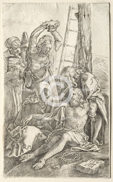 Descent from the Cross, 1501. Creator: Albrecht Dürer (German, 1471-1528).