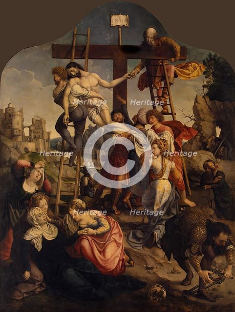 Descent from the Cross, 1520. Creator: Jan Gossaert.