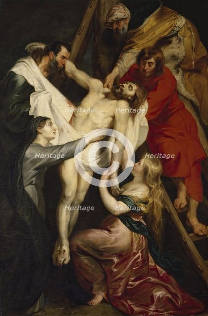 Descent from the Cross, 1617. Creator: Peter Paul Rubens.