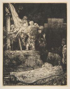 Descent from the Cross by Torchlight, 1654. Creator: Rembrandt Harmensz van Rijn