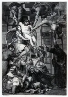 Descent from the Cross c1545 (1870).Artist: E Thomas