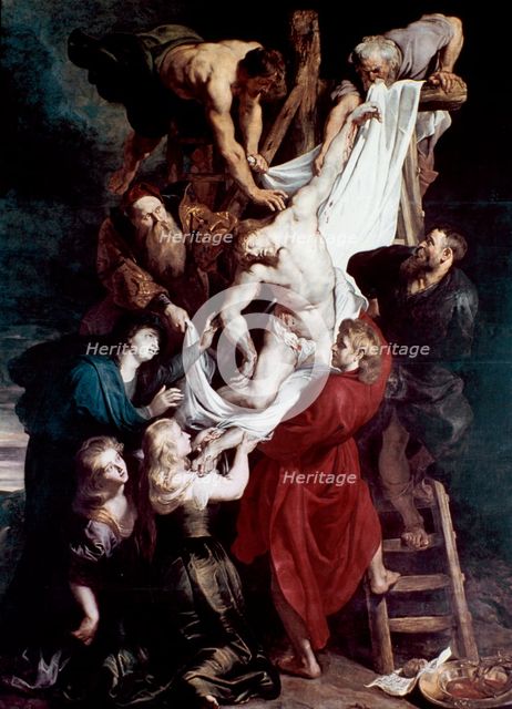 'Descent from the Cross', c1612-1614. Artist: Peter Paul Rubens