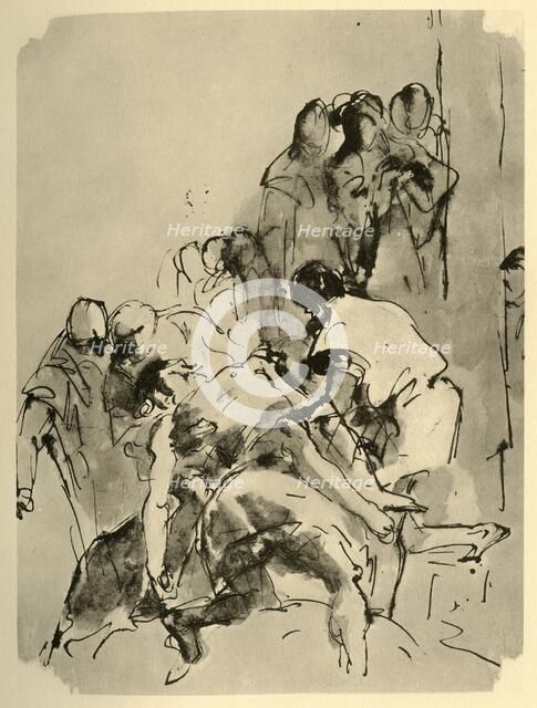 'Descent from the Cross', mid 18th century, (1928). Artist: Giovanni Battista Tiepolo.