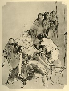 Descent from the Cross mid 18th century, (1928). Artist: Giovanni Battista Tiepolo
