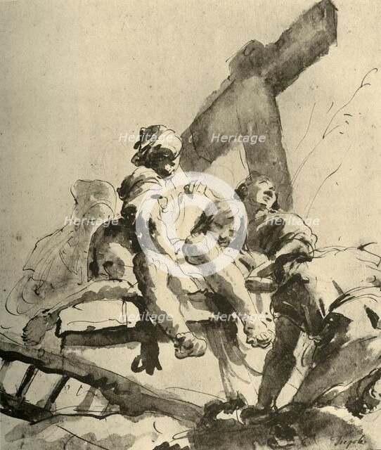 'Descent from the Cross', mid 18th century, (1928). Artist: Giovanni Battista Tiepolo.