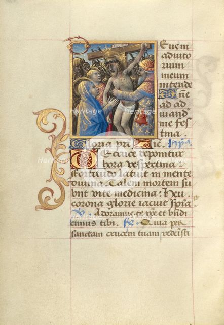 Descent from the Cross; Poncher Hours, about 1500. Creator: Master of Cardinal Bourbon.