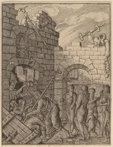Descent into Hell. Creator: Wenceslaus Hollar