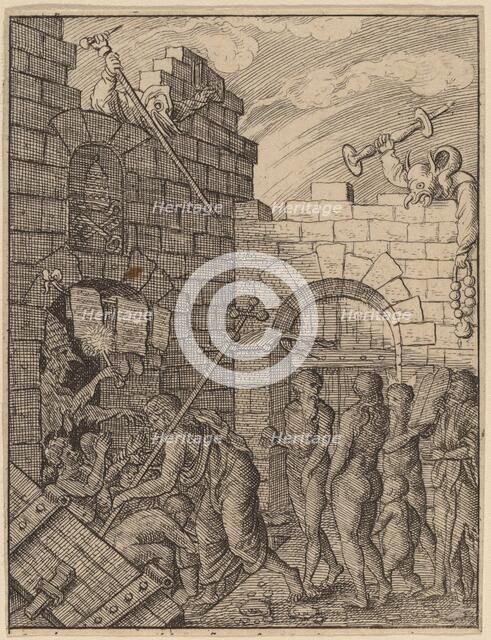 Descent into Hell. Creator: Wenceslaus Hollar.