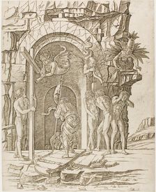 Descent into Limbo, c.1465. Creator: School of Andrea Mantegna