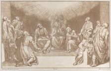 Descent of the Holy Ghost, 1760-90. Creator: Stefano Mulinari