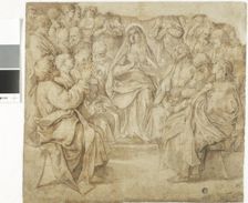 Descent of the Holy Spirit, after 1607/08. Creator: Unknown