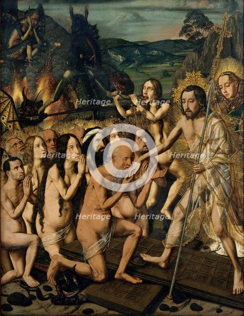 Descent of Christ into Limbo, ca 1475. Artist: Bermejo, Bartolomé (ca 1440-ca 1498)