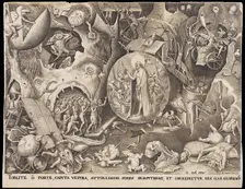 Descent of Christ into Limbo, ca 1561. Creator: Heyden, Pieter, van der (1538-1572)