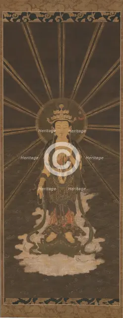 Descent of Eleven-Headed Kannon, mid-late 16th century. Creator: Unknown.