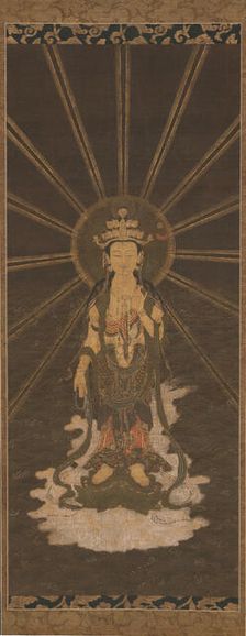 Descent of Eleven-Headed Kannon, mid-late 16th century. Creator: Unknown