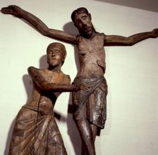 Descent of Santa Maria de Taüll, Alta Ribagorza, 12th century carving